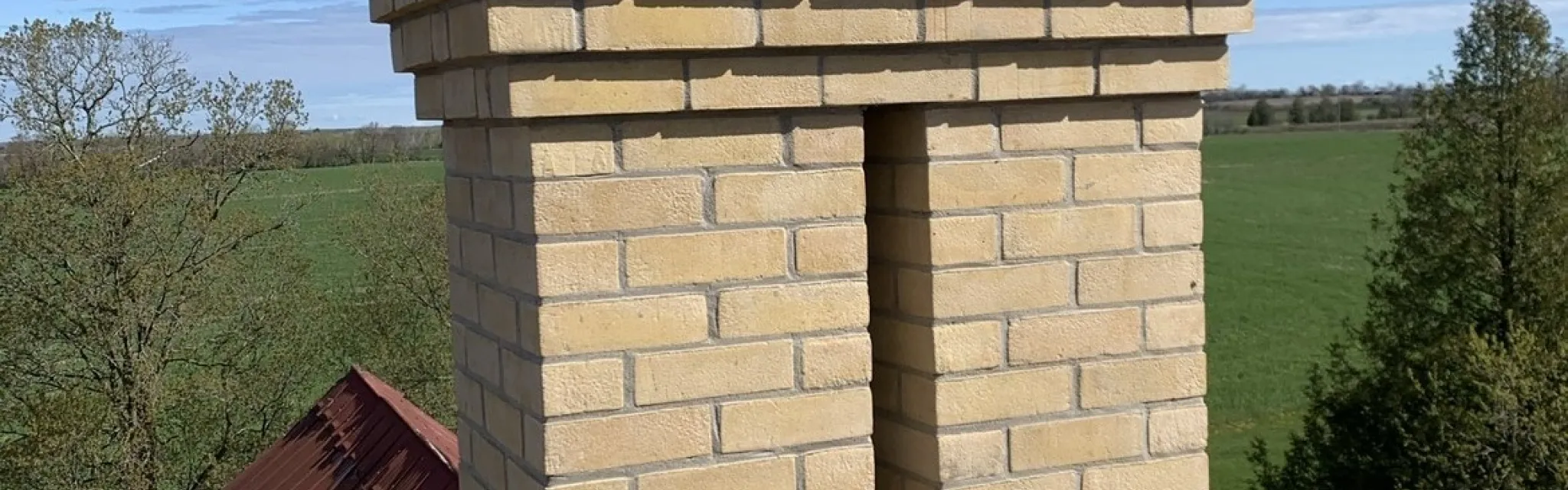 chimney restored in Peterborough
